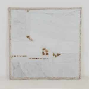 Small White Marble Coffee Table by Paul Kingma, 1980s