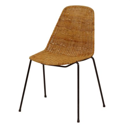 Basket Chair by Gian Franco Legler, 1950s