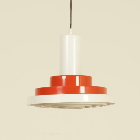 Scandinavian Pendant Lamp by Shogo Suzuki for Orno Stockmann (1960s) &#8211; 6 Minimalist Cube Lamps with Geometric Play of Light