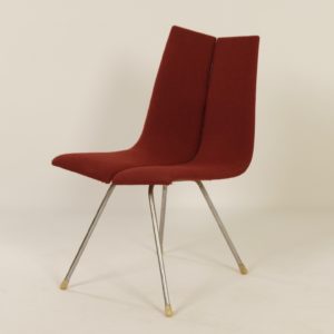 &#8216;GA&#8217; Chair by Hans Bellmann for Horgenglarus, 1955 &#8211; Red