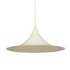 White Semi Pendant by Bonderup and Thorup for Fog Morup, 1960s | 47 cm
