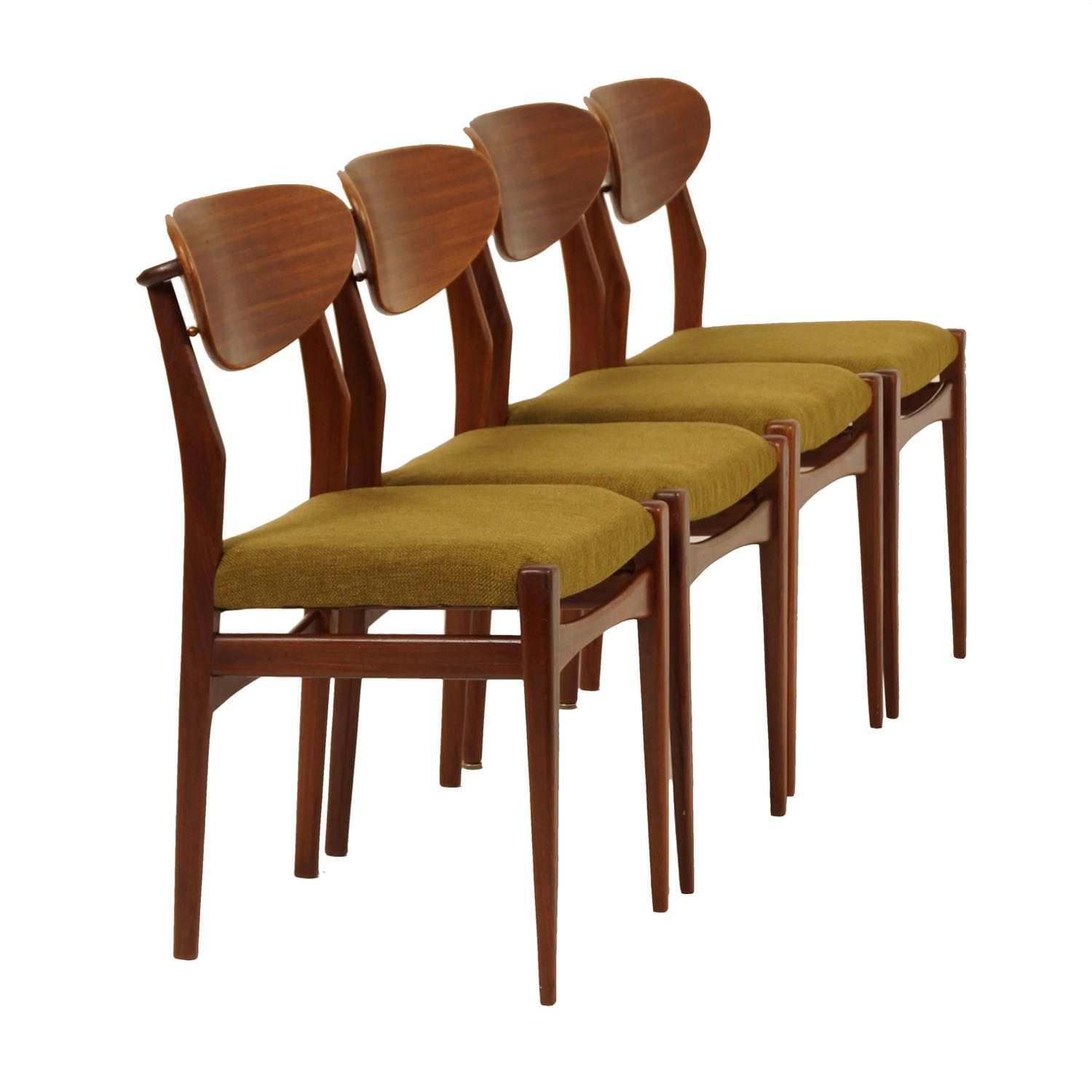 Dining Chairs by Louis van Teeffelen for Wébé, 1960s - Set of 4