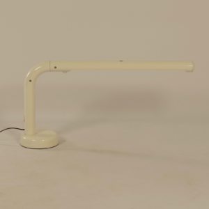 White Tube Desk Lamp by Anders Pehrson for Atelje Lyktan, 1970s