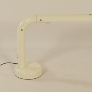 White Tube Desk Lamp by Anders Pehrson for Atelje Lyktan, 1970s