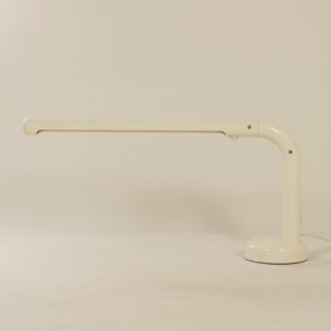 White Tube Desk Lamp by Anders Pehrson for Atelje Lyktan, 1970s