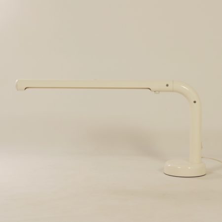 White Tube Desk Lamp by Anders Pehrson for Atelje Lyktan, 1970s