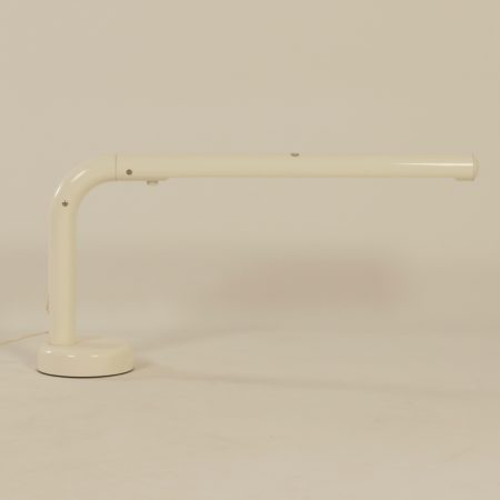 White Tube Desk Lamp by Anders Pehrson for Atelje Lyktan, 1970s