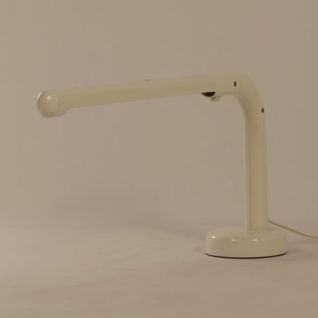 White Tube Desk Lamp by Anders Pehrson for Atelje Lyktan, 1970s