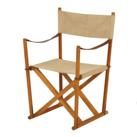 Danish Safari Chair by Mogens Koch for Interna, 1960s