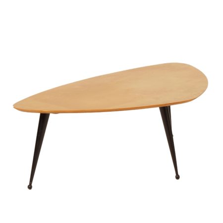 Kidney-Shaped Birch Coffee Table TB39 by Cees Braakman for Pastoe, 1950s