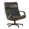 F140 Swivel Chair in Black by Geoffrey Harcourt for Artifort in 1970s