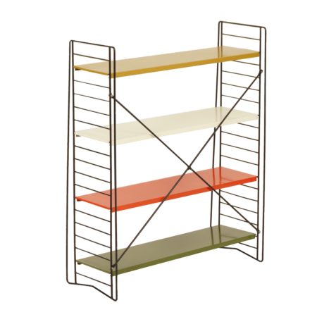 Multi-colored Bookcase by Adriaan Dekker for Tomado, 1958