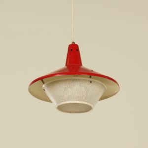 Rare Hiemstra Evolux Hanging Lamp, 1960s