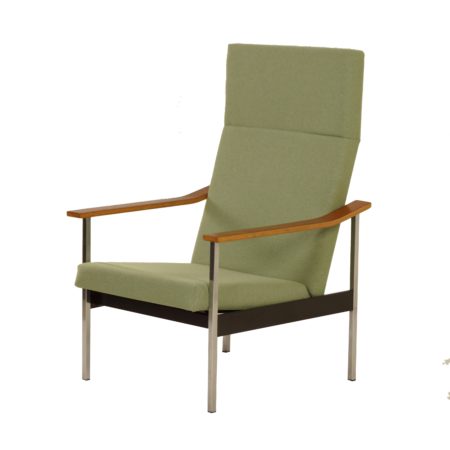 Adjustable 1425 Armchair by A.R. Cordemeyer for Gispen, 1960s | Re-upholstered