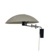 NX174 Wall Lamp by Philips, 1960s | Plastic shade On Wenge Wall Arms