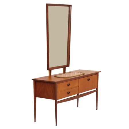 Teak Dressing Table by Louis van Teeffelen for Wébé, 1960s