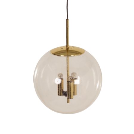 Glass Ball Pendant for Glashütte Limburg, 1970s