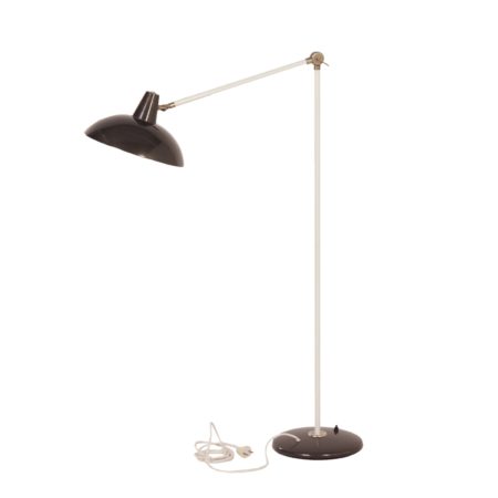 Dark Grey Floor Lamp by Willem van Doorn for van Doorn Culemborg, 1960s