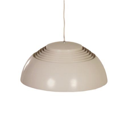 Grey white AJ Pendant by Arne Jacobsen for Louis Poulsen, 1950s