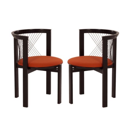 String Chair by Niels J. Haugesen for Tranekaer, 1980s - Set of 2