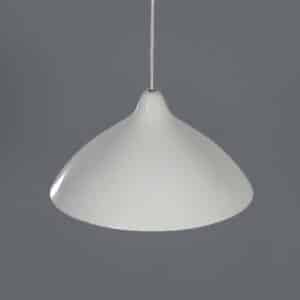 White Pendant by Lisa Johansson &#8211; Pape for Orno, Finland, 1950s