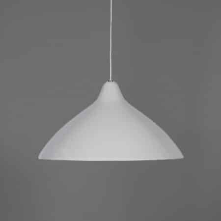 White Pendant by Lisa Johansson - Pape for Orno, Finland, 1950s