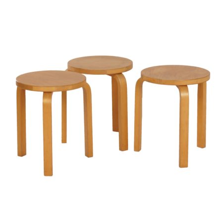 Model 60 Stools by Alvar Aalto for Artek, 1960s