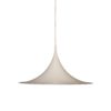 White Semi Pendant by Bonderup and Thorup for Fog Morup, 1960s | 60 cm