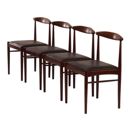 Teak Dining Chairs, 1960s | Set of 4