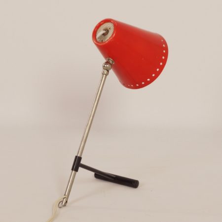 Red Bambi Table Lamp by Floris Fiedeldij for Artimeta, 1950s.