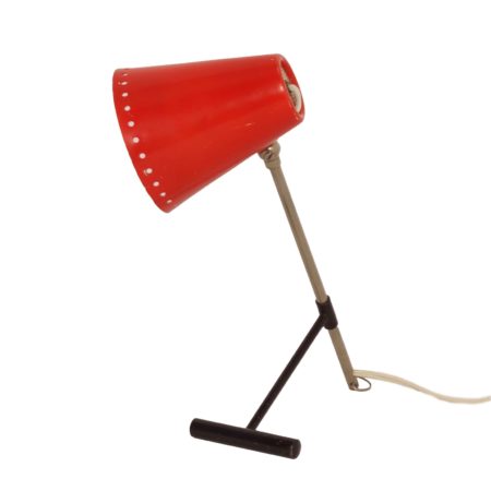 Red Bambi Table Lamp by Floris Fiedeldij for Artimeta, 1950s.