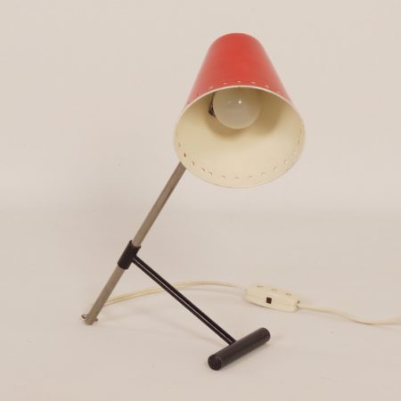 Red Bambi Table Lamp by Floris Fiedeldij for Artimeta, 1950s.