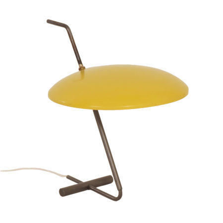 Rare Yellow Desk Lamp by Hoogervorst for Anvia, 1950s