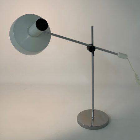 White Desk Lamp by J. Hoogervorst for Anvia, 1960s