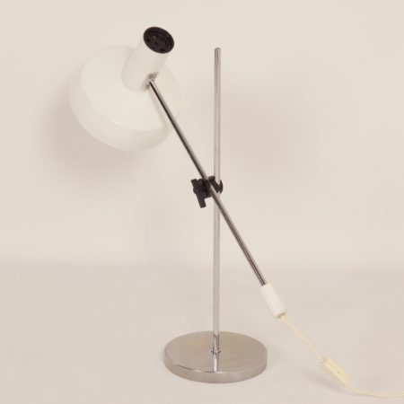 White Desk Lamp by J. Hoogervorst for Anvia, 1960s