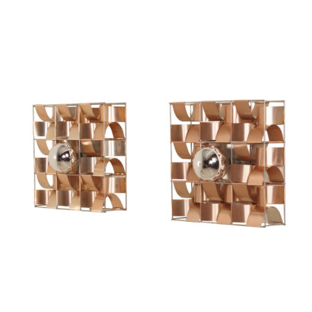 Set "Atlas" Wall lamps by Max Sauze for Max Sauze Studio, 1970s