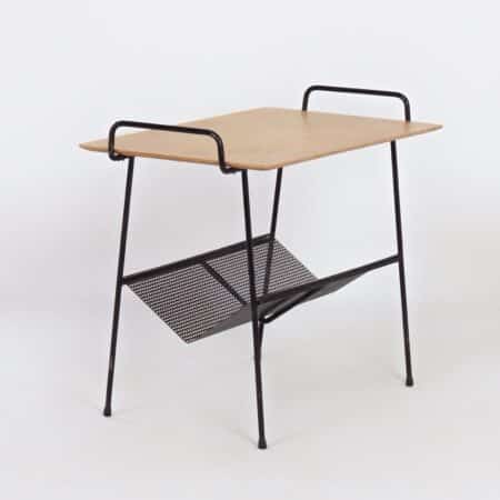 TM Side Table with Magazine Holder by Cees Braakman for Pastoe, 1950s