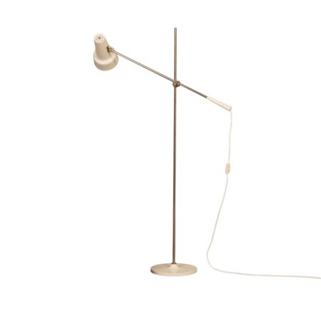 White Floor Lamp Model 329 by Willem Hagoort for Hagoort, 1960s