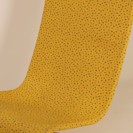 Yellow 123 Chair by Verner Panton for Fritz Hansen, 1970s