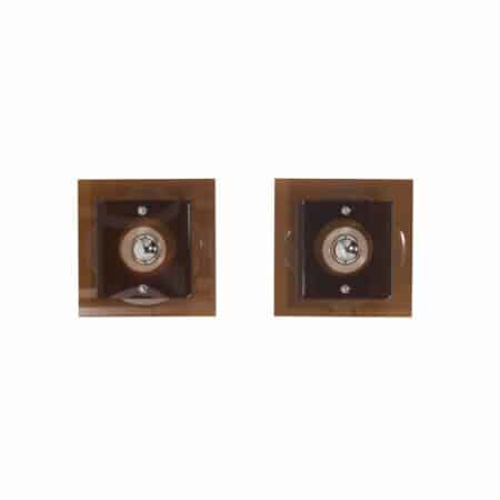 Pair of Plexiglas wall lights by Herda ‘1970