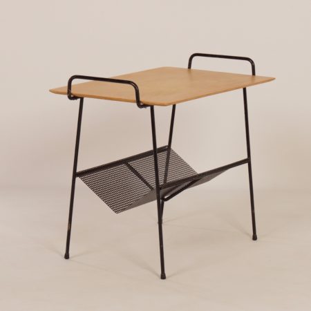 TM Side Table with Magazine Holder by Cees Braakman for Pastoe, 1950s