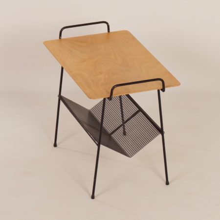 TM Side Table with Magazine Holder by Cees Braakman for Pastoe, 1950s