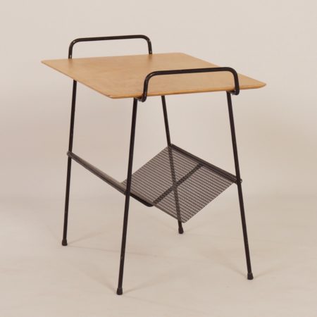 TM Side Table with Magazine Holder by Cees Braakman for Pastoe, 1950s