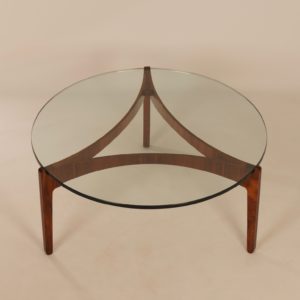 Rosewood Coffee Table by Sven Ellekaer for Christian Linneberg Mobelfabrik, 1960s