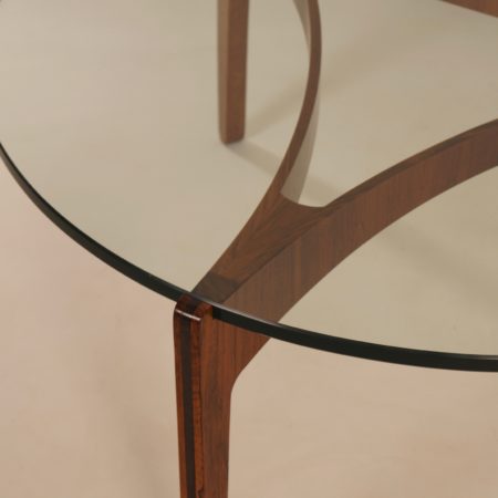 Rosewood Coffee Table by Sven Ellekaer for Christian Linneberg Mobelfabrik, 1960s