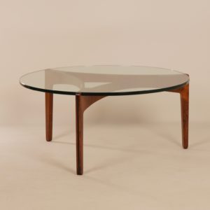 Rosewood Coffee Table by Sven Ellekaer for Christian Linneberg Mobelfabrik, 1960s
