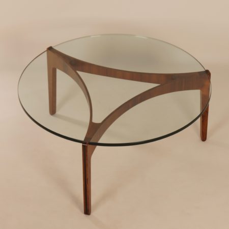 Rosewood Coffee Table by Sven Ellekaer for Christian Linneberg Mobelfabrik, 1960s