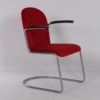 413-R Gispen Chair in New Red Manchester Rib, 1950s