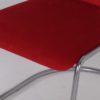 413-R Gispen Chair in New Red Manchester Rib, 1950s