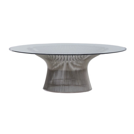 Glass Coffee Table by Warren Platner for Knoll, 2000s